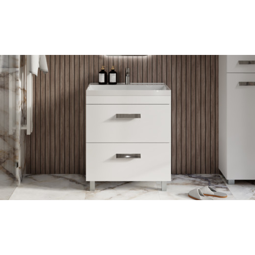 Тумба напольная Velvex Orlando 70 белый матовый под раковину rkCla.70-81 (Classica) (tn.ORL.CLA.70.2Y белый матовый)