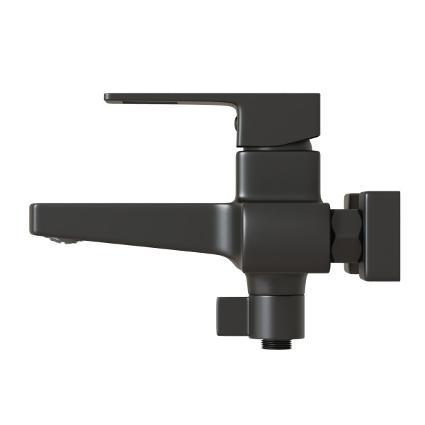 Смеситель для ванны 35k MIXLINE ML34-01 "Solo Black" (553195)