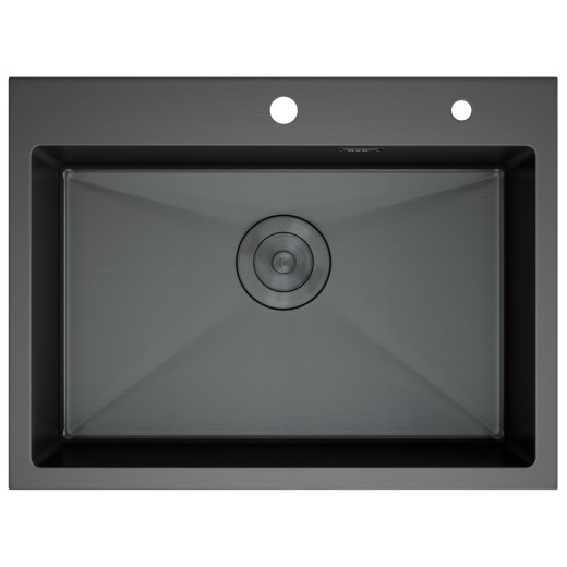 Кухонная мойка DQ нержавеющая сталь графит (DKS605006)