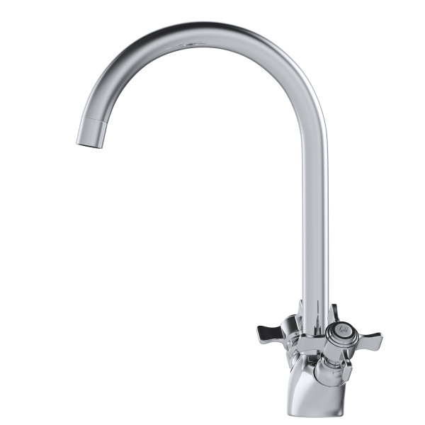 Смеситель для кухни 1/2 кер. MIXLINE ML30-032 "Classic" высокий излив (550780)