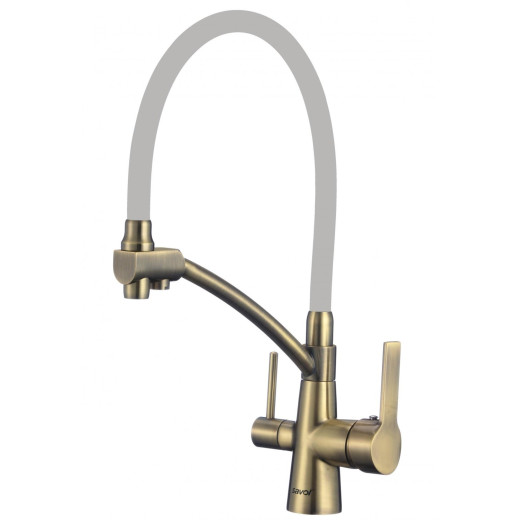 Смеситель для мойки бронзовый под фильтр Savol (S-L1805C-04)