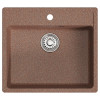 Мойка MIXLINE ML-GM15 терракотовая (307) 560*500*180мм NEW (551913)