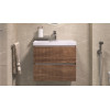 Тумба навесная Velvex Mondi 600-0-2 акация темная под раковину 4627173210874 (Madera Classica Slim) (359 акация темная)