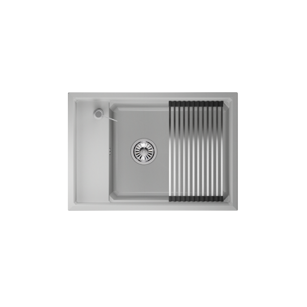 Кухонная мойка GRANULA Kitchen Space (7305, АРКТИК)