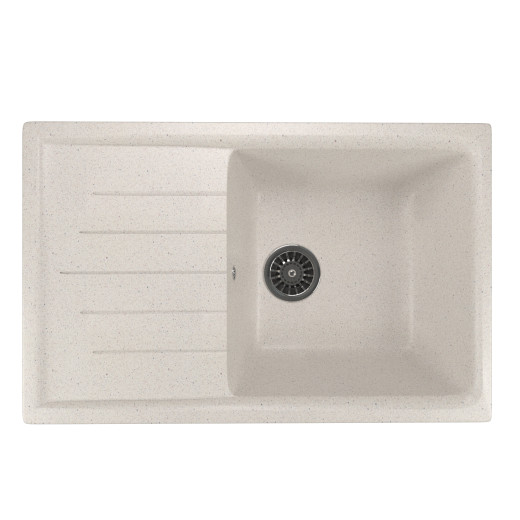 Мойка из искусственного мрамора MIXLINE ML-GM19 49,5x75 (525156)
