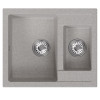 Мойка MIXLINE ML-GM21 двухчашевая, серая (310), 600*500*190мм (552014)