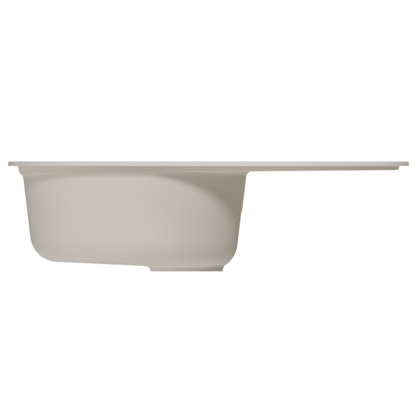 Мойка MIXLINE ML-GM16 овальная с крылом белая (331) 730*460*180мм NEW (551930)