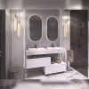Столешница Velvex Unit 140, белый мрамор (st.UNI.140-630)