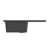 Мойка MIXLINE ML-GMS07 СТАНДАРТ с крылом, черный, 750*495*190мм (551115)