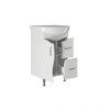 Тумба для ванной MIXLINE "КЛАССИК-50" под рак.Уют-50 (арт.506464) (ROSA) (ПВХ) (557792)