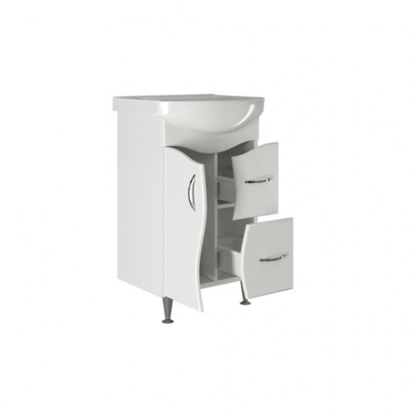 Тумба для ванной MIXLINE "КЛАССИК-50" под рак.Уют-50 (арт.506464) (ROSA) (ПВХ) (557792)