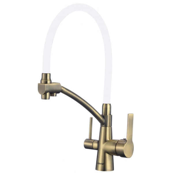 Смеситель для мойки бронзовый под фильтр Savol (S-L1805C-02)