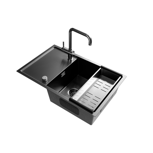 Смеситель ULGRAN Steel 023-002, цвет 
