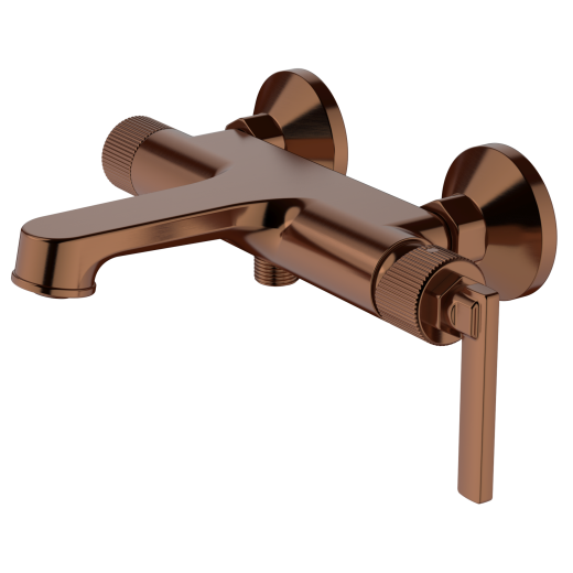 Смеситель Haiba  для ванны, латунь, брашированное розовое золото PVD (HB60797-2)