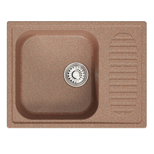 Мойка MIXLINE ML-GM18 с крылом  терракотовая (307) 640*490*190мм NEW (551969)