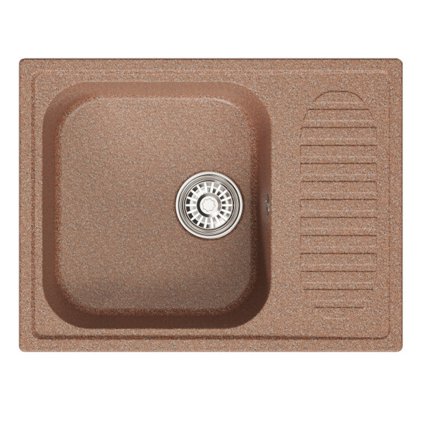 Мойка MIXLINE ML-GM18 с крылом терракотовая (307) 640*490*190мм NEW (551969)