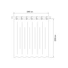Штора для ванной IDDIS Base 200x240 см, Полиэстер (BD03P24i11)