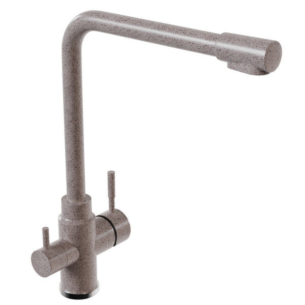 Смеситель для кухни MIXLINE ML-GS13 35к (302) песочный с вых. для питьевого фильтра (550665)