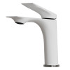 Смеситель для раковины MIXLINE ML41-04 "Swan White" 30k белый/хром (553908)