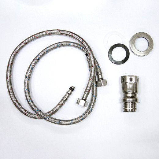 Смеситель для кухни MIXLINE ML-GS15 35к (343) антрацит высок. излив (550696)