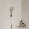 Душевой гарнитур с держателем, Essential, Milardo, 3303F10M16