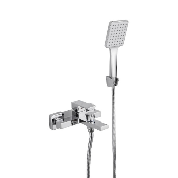 Смеситель для ванны BELZ B613 с аксессуарами, короткий излив (B60613)