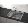Кухонная мойка GRANULA Kitchen Space (6004, АЛЮМИНИУМ)