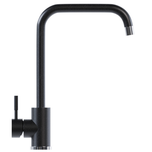 Смеситель для кухни MIXLINE ML-GS12 35к (343) антрацит высок. излив (550663)