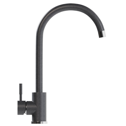 Смеситель для кухни MIXLINE ML-GS15 35к (309) темно-серый высок. излив (550690)