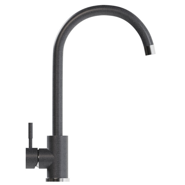 Смеситель для кухни MIXLINE ML-GS15 35к (309) темно-серый высок. излив (550690)