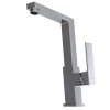 Смеситель для кухни 25k MIXLINE ML20-032 "Quadro" высокий излив боковая ручка (550737)