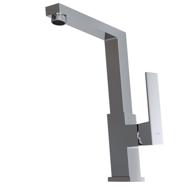 Смеситель для кухни 25k MIXLINE ML20-032 "Quadro" высокий излив боковая ручка (550737)
