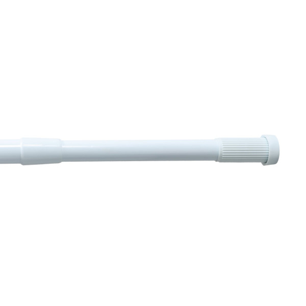 Карниз для ванной раздвижной Fixsen, FX-51-013, алюминий-белый, 140-260 см.
