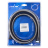 Шланг душевой MIXLINE МЛ-7-150/MIX-7-150 ЛЮКС 150 см имп/кон, силиконовый ГРАФИТ (блистер) (557332)
