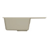 Мойкa MIXLINE МЛ-ГМУ06 (ML-GMU06) УЛЬТРА с крылом, бежевый камень, 600*420 мм (глуб. чаши 170) (556731)