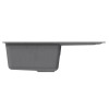 Мойка MIXLINE ML-GM19 с крылом графит (342) 750*495*200мм NEW (551988)