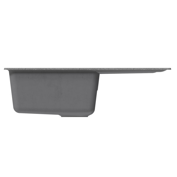 Мойка MIXLINE ML-GM19 с крылом графит (342) 750*495*200мм NEW (551988)