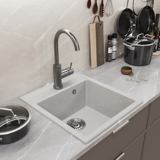 Мойка MIXLINE ML-GM28 серая (310)  450*500*190мм NEW (552098)