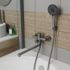 Смеситель для ванны с длинным поворотным изливом RUSH Мелос (Melos) (SUS1101-51Grey)