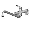 Смеситель для ванны и раковины 35k MIXLINE ML22-02 "Round" (550744)
