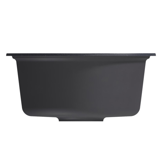 Мойкa MIXLINE ML-GM10 круглая  антрацит (343) 440мм (глуб. чаши 180) NEW (551816)