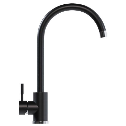 Смеситель для кухни MIXLINE ML-GS15 35к (343) антрацит высок. излив (550696)