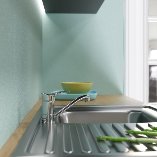 Смеситель для кухни MIXLINE ML03-031 короткий излив (522124)