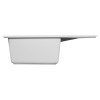 Мойка MIXLINE МЛ-ГМС115 (ML-GMS115) СТАНДАРТ с крылом, белый (331), 645*505*190мм (558109)