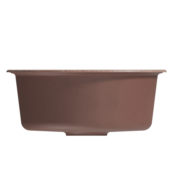 Мойкa MIXLINE ML-GM09 круглая терракотовая (307) 510 мм (глуб. чаши 190) NEW (551794)