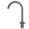 Смеситель для кухни MIXLINE ML38-032 "Graphite" 1/2 кер. высокий излив графит (553897)