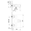 Смеситель для душа Lemark Villa (LM4803B)