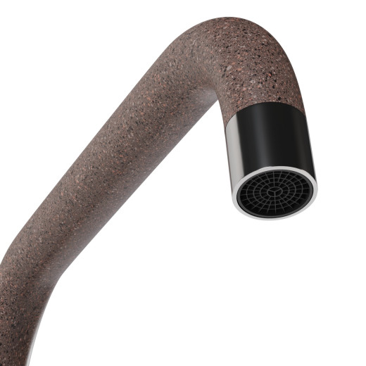 Смеситель для кухни MIXLINE ML-GS12 35к (307) терракотовый высок. излив (550651)