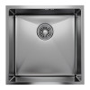Мойка MIXLINE подстольный монтаж 50х50 (3,0) вып 3 1/2, 20см с сифоном сатин PRO (547227)