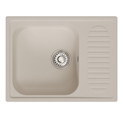 Мойка MIXLINE ML-GM18 с крылом  белая (331) 640*490*190мм NEW (551974)